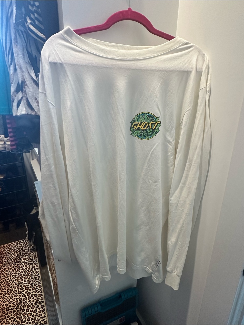 Ghost Logo Long Sleeve Tee